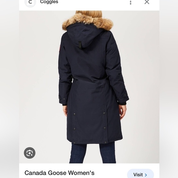 COPY - Canada Goose Kensington Parka  Admiral Blue - Picture 2 of 13
